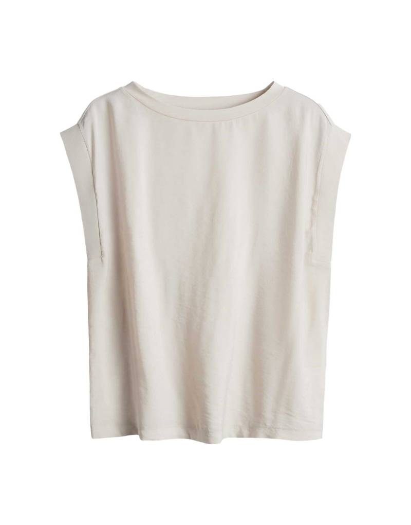 Opus - Regular Boxy Shirt - Silkisi beige - Gr. - 40 von Opus