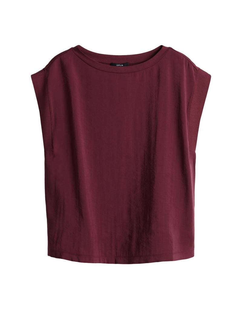 Opus - Regular Boxy Shirt - Silkisi rot - Gr. - 40 von Opus