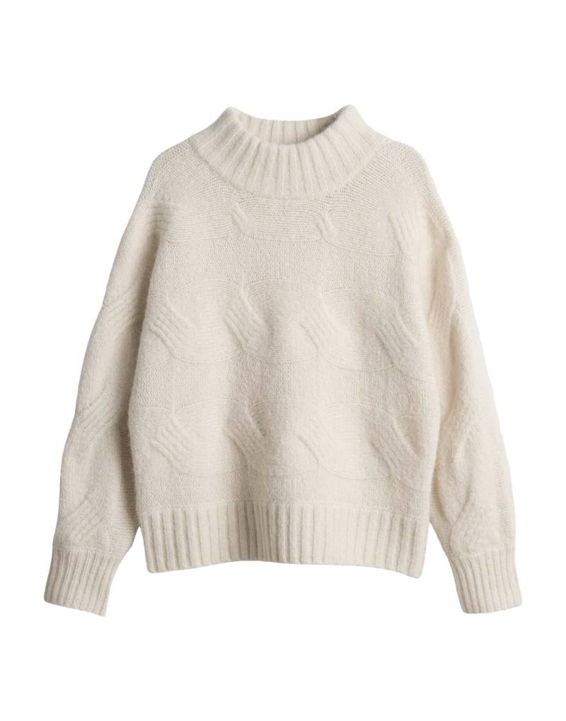 Opus - Regular Strickpullover mit Zopfmuster - Portree beige - Gr. - 36 von Opus