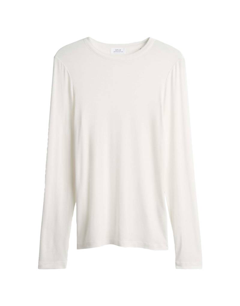 Opus - Slim Basicshirt - Sifa weiß - Gr. - 38 von Opus