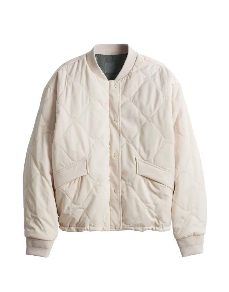 Opus - Steppjacke mit Wendefunktion - Hallinu beige/weiß - Gr. - 34 von Opus