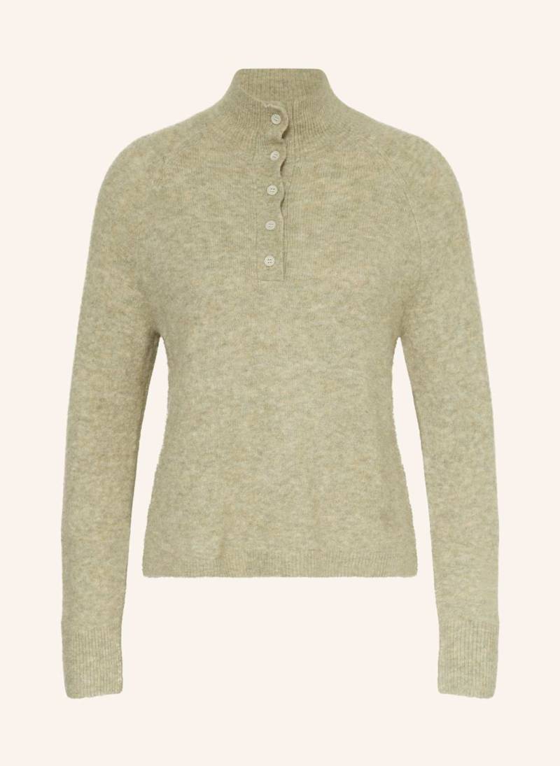 Opus Strick-Poloshirt Plutton gruen von Opus