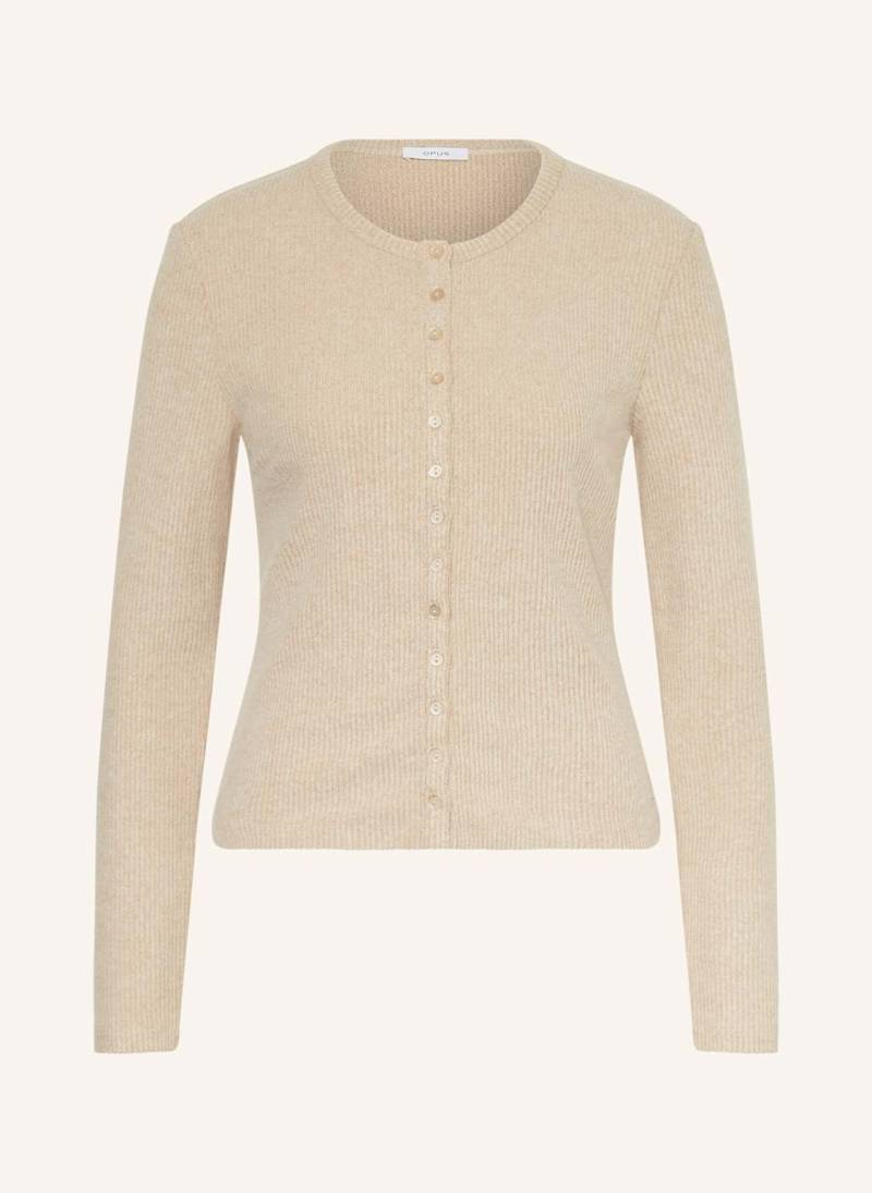 Opus Strickjacke Saltus beige von Opus