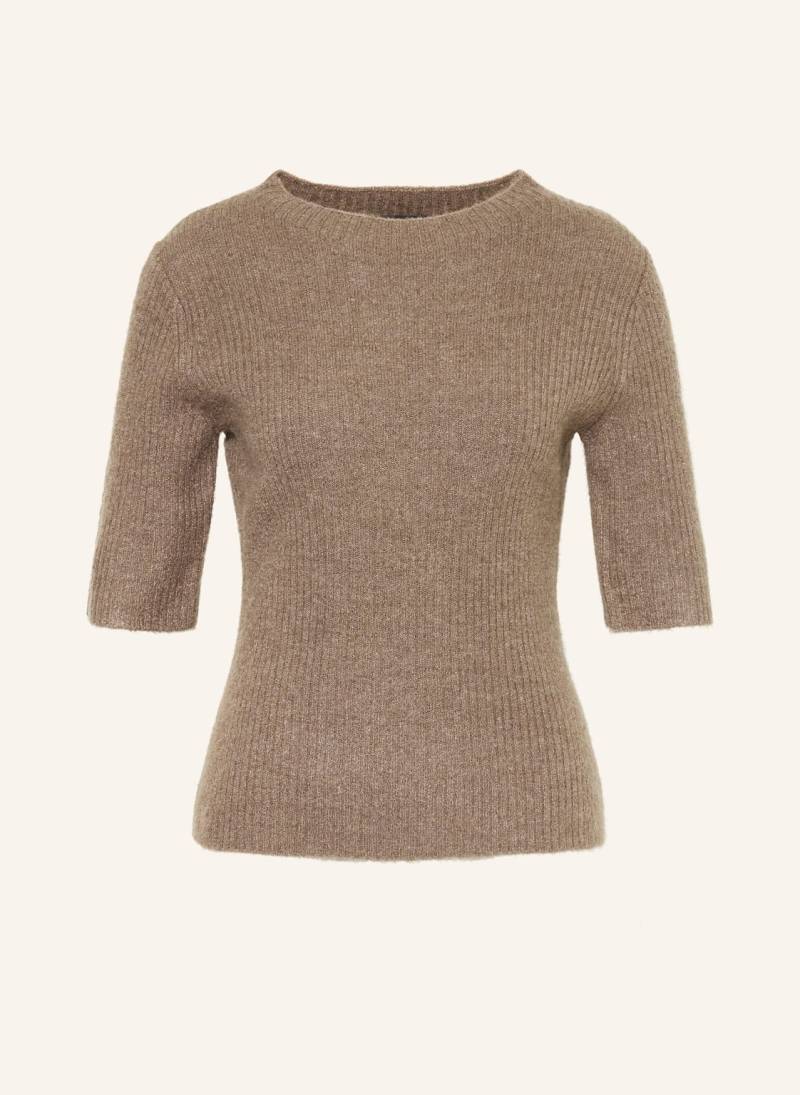 Opus Strickshirt Pedgi Mit Glitzergarn beige von Opus