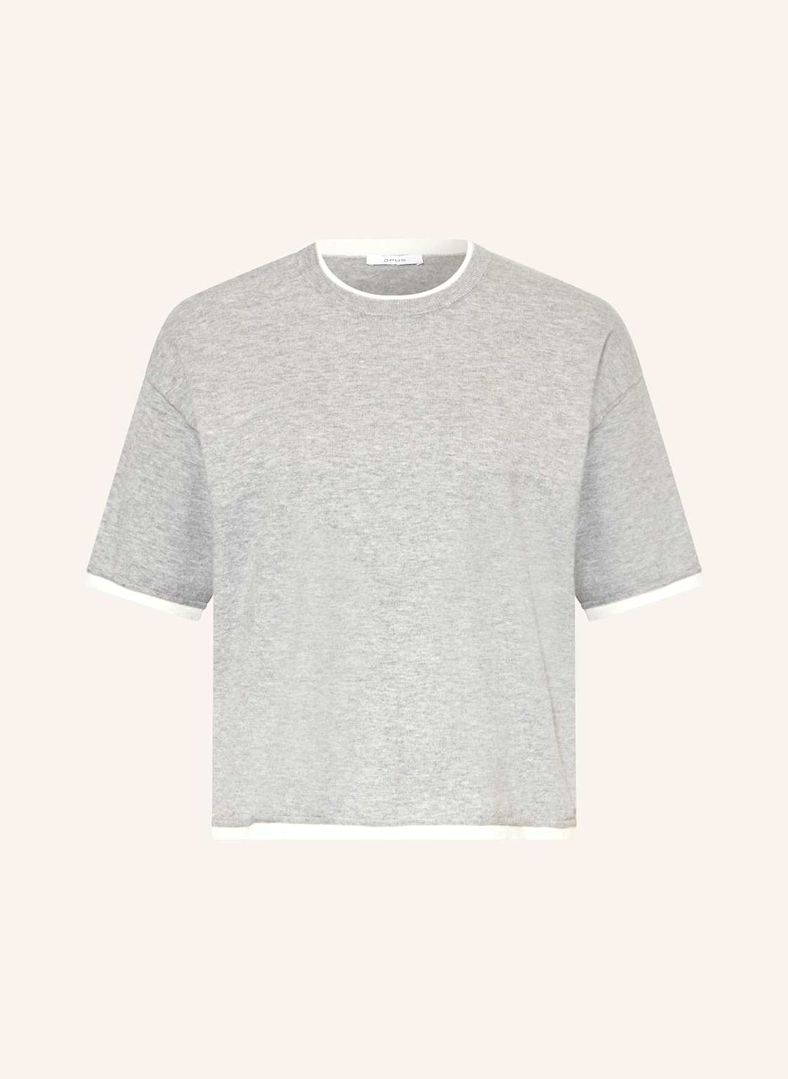 Opus Strickshirt Pinni grau von Opus