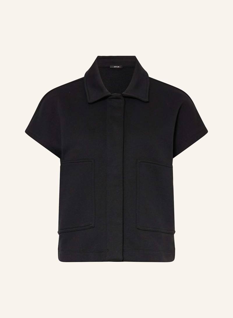 Opus Sweatjacke Gesy schwarz von Opus