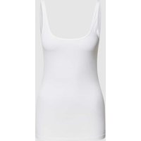 OPUS Tanktop Steppnähten Modell 'DAILY' in Weiss, Größe 38 von Opus