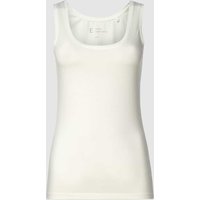 OPUS Tanktop aus Baumwoll-Elasthan-Mix in Offwhite, Größe 38 von Opus