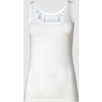 OPUS Tanktop aus Baumwoll-Elasthan-Mix in Weiss, Größe 44 von Opus