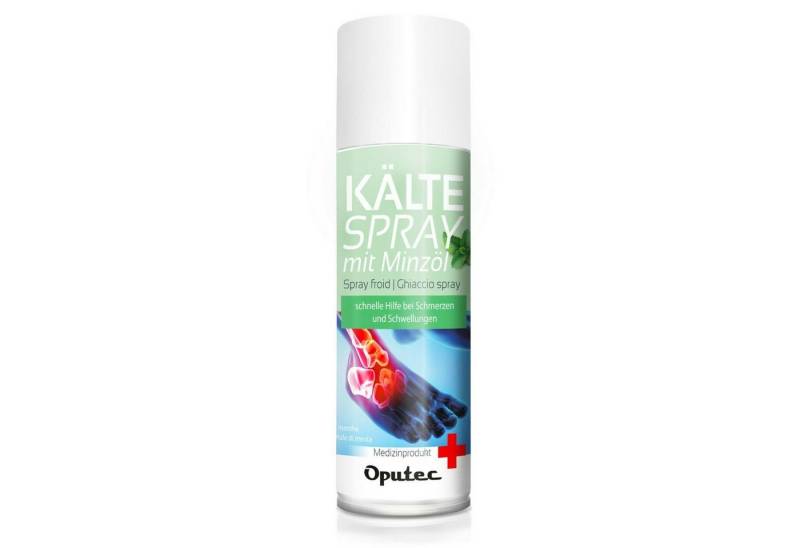 Oputec Erste-Hilfe-Set 400ml Oputec Kältespray mit Minzöl - Erste-Hilfe Kühlspray Eisspray von Oputec