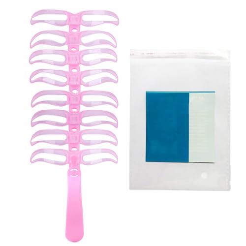 Augenbrauen Schablonen Set | Brauen Makeup Hilfsmittel Mit Mehreren Stilen - Waschbare Tragbare Vorlagen Für Damen Bühnen Makeup Reisen Party von Opvonxeh