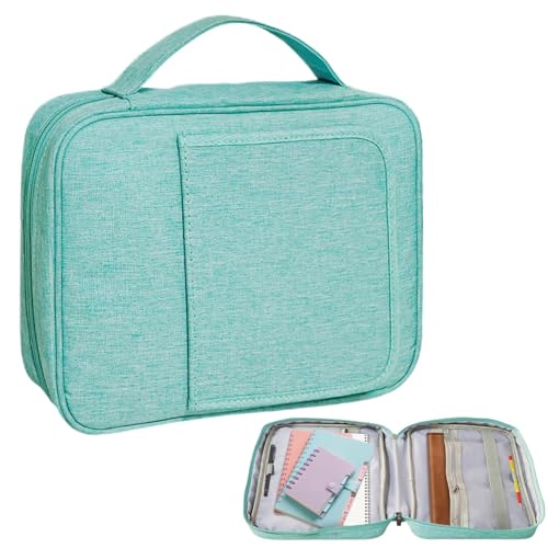 Bible Covers, Journaling Bible Case, 11.02x8.27x2.36 Inches Carrier Supplies Holder, Stylish Protective Pouch for Women's Bless Study Art Home Travel Adventure Writing and Creative Note Taking von Opvonxeh