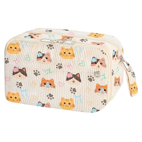 Cute Pencil Case - Large Portable Stationery and Makeup Organizer for Easy Storage, Lightweight Design with Zipper Closure, Bag for Organizing Pens, Rulers Erasers Art Supplies von Opvonxeh