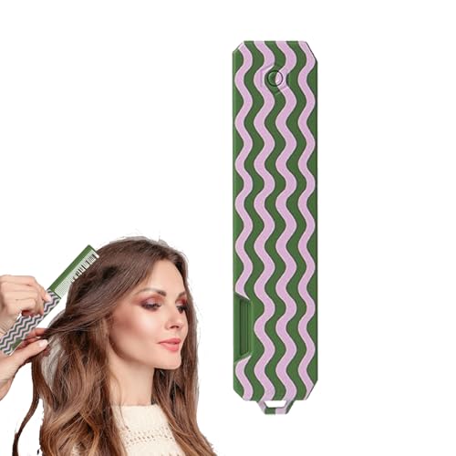 Pocket Comb Tool, Fine Wide Teeth, Folding Styling Brush, Portable Detangling Accessory for Combing Hair Beards Mustaches in Girls Daily Grooming and Travel Use, Green, Pink, Red von Opvonxeh