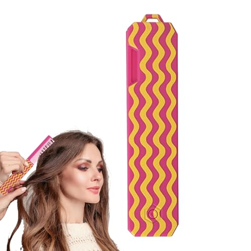 Pocket Comb Tool, Fine Wide Teeth, Folding Styling Brush, Portable Detangling Accessory for Combing Hair Beards Mustaches in Girls Daily Grooming and Travel Use, Green, Pink, Red von Opvonxeh