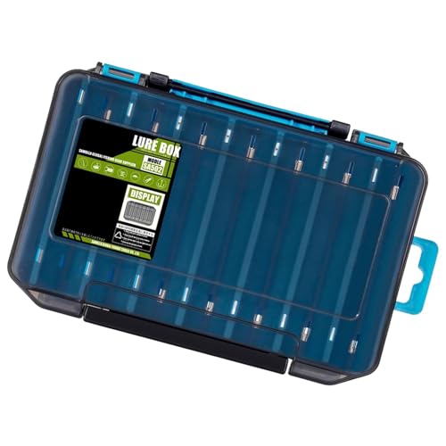 Tackle Box, Outdoor Angling Lure Gear Case, transparent, Fishing Storage Organizer, Waterproof Design, Multi-Compartment, Ideal for Home, Camping, Handmade Studio, Easy Access von Opvonxeh