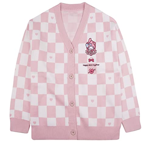 Damen Japan Süß Strickjacke Sweater Kawaii JK Uniform Cardigan Sweater Cosplay Sweater, Rose, Klein von OrFilam
