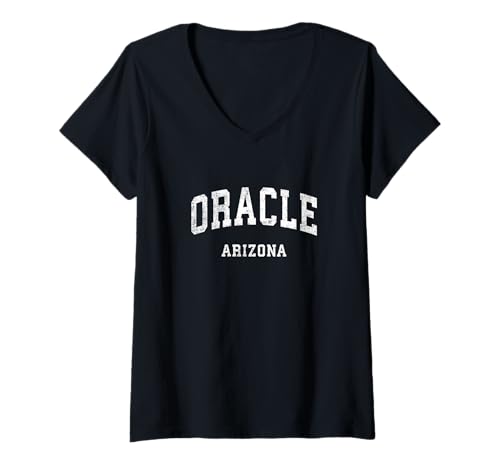Damen Oracle Arizona AZ Sportdesign im Vintage-Stil T-Shirt mit V-Ausschnitt Damen Oracle Arizona AZ Sportdesign im Vintage-Stil T-Shirt mit V-Ausschnitt von Oracle AZ Retro T-Shirts & Tees
