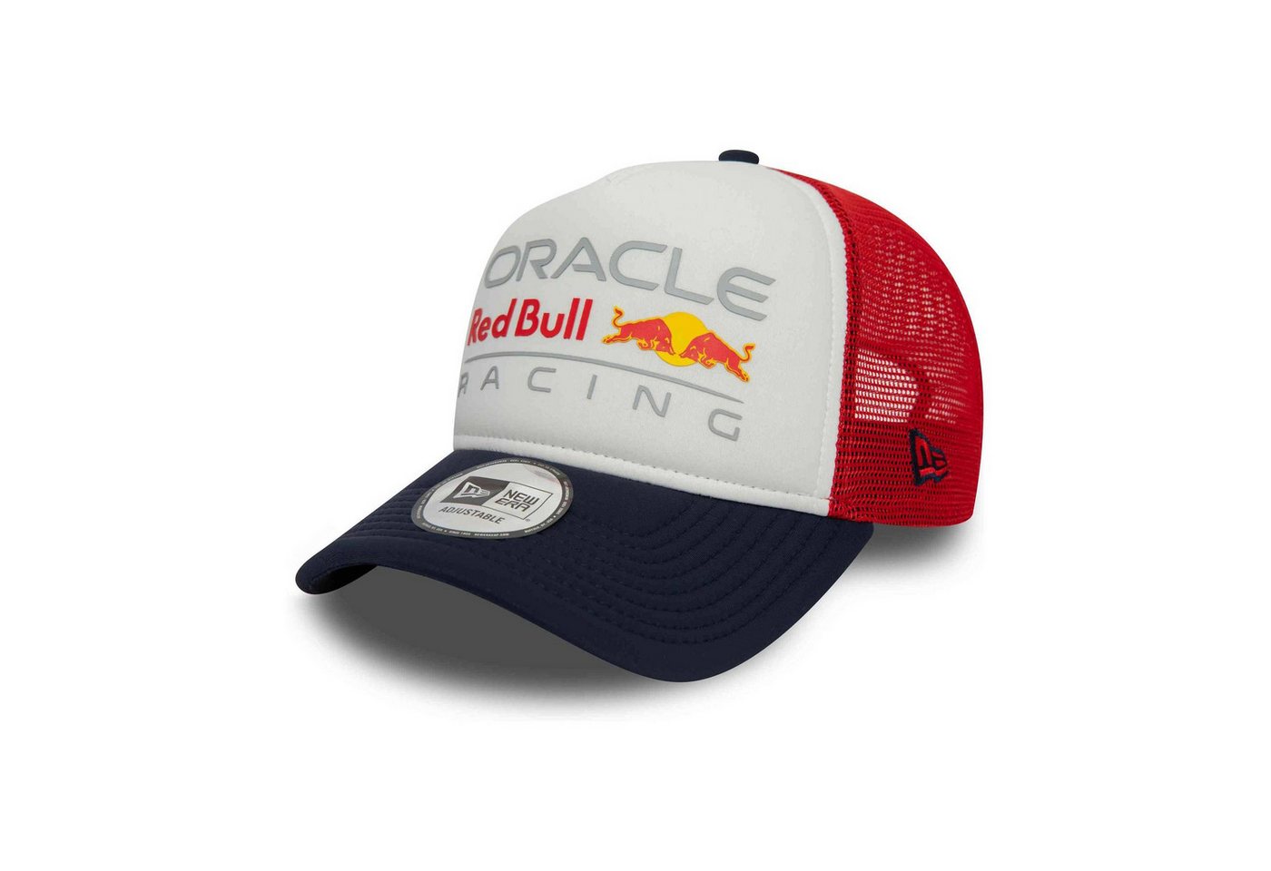 Oracle Red Bull Racing Trucker Cap New Era "Colour Block" (multicolor) Größenverstellbar von Oracle Red Bull Racing