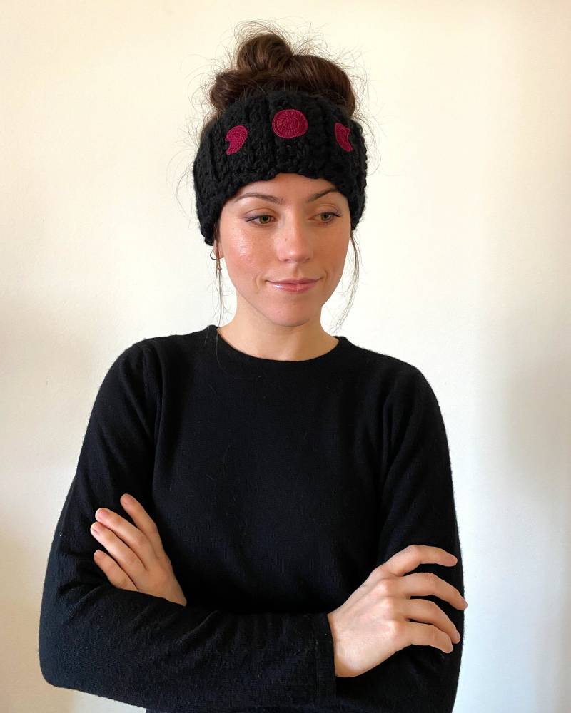 Dreifach Blutmond Göttin Stirnband von OracleHoods