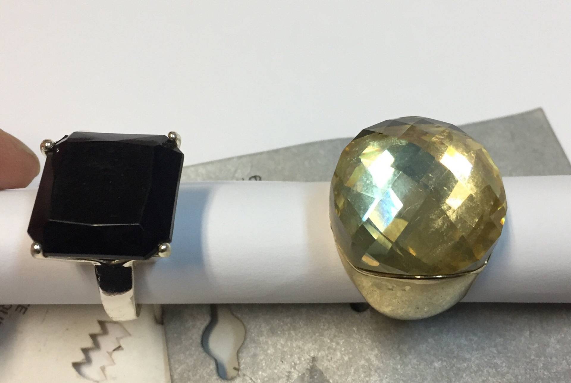 Eleganter Klobiger Goldring Größe 8 - Modeschmuck von OracleWarriorGoddess