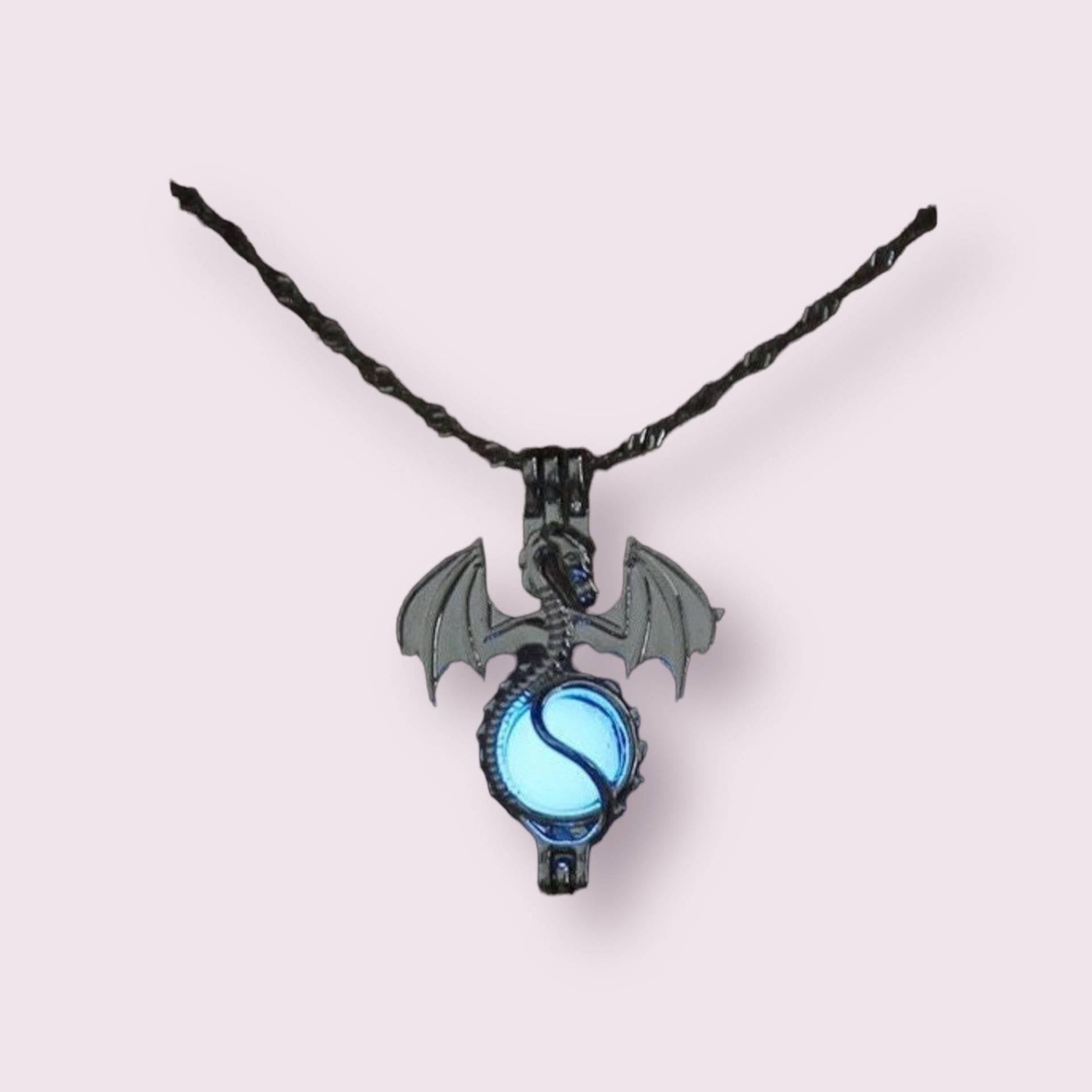 Drachen Halskette in Blau Drachen Halskette in Blau von Oracleoflumos