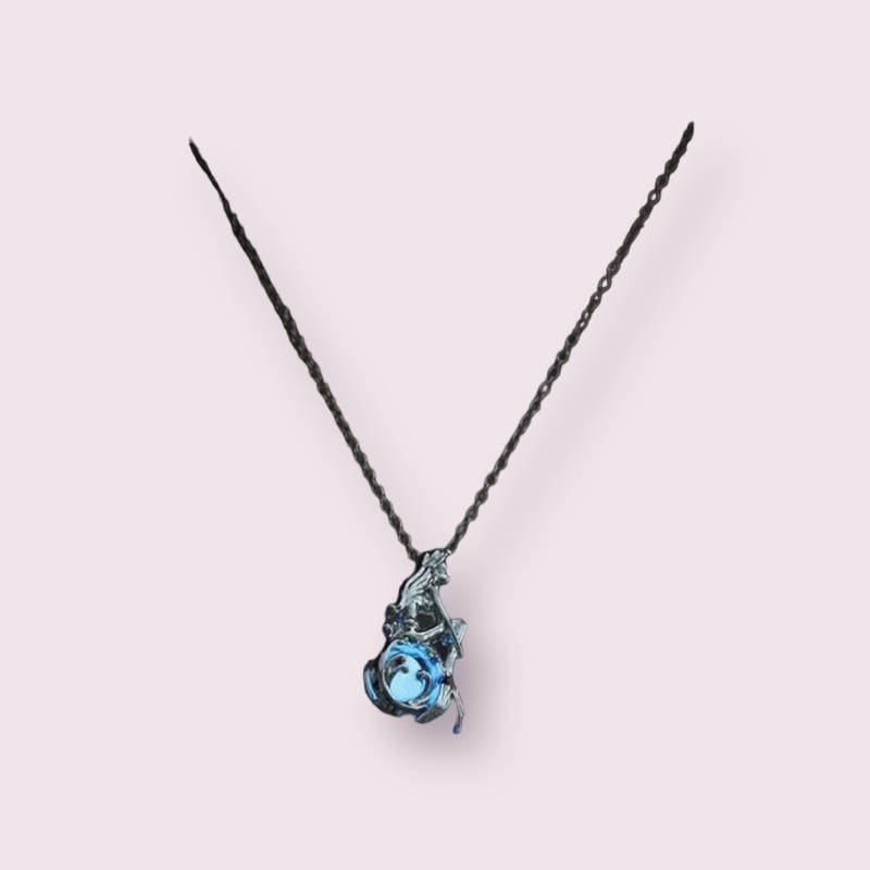 Meerjungfrauen Halskette in Blau von Oracleoflumos