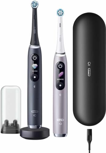 Braun Oral-B szczoteczka elektryczna iO 9N zestaw DUO BLACK ONYX & ROSE QUARTZ von Oral-B