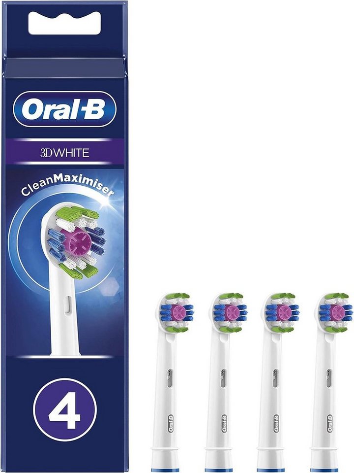 Oral-B Aufsteckbürsten 3D White - Clean Maximiser 1x4er Pack von Oral-B