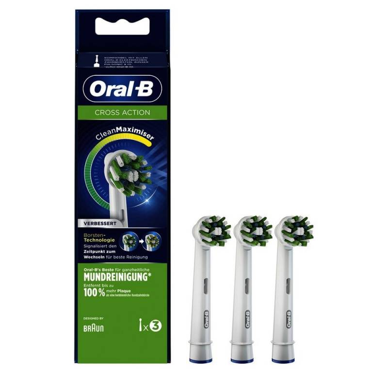 Oral-B Aufsteckbürsten Cross Action CleanMaximizer - 3er Pack von Oral-B