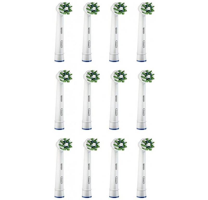 Oral-B Aufsteckbürsten CrossAction CleanMaximiser 12er - Aufsteckbürsten - weiß von Oral-B