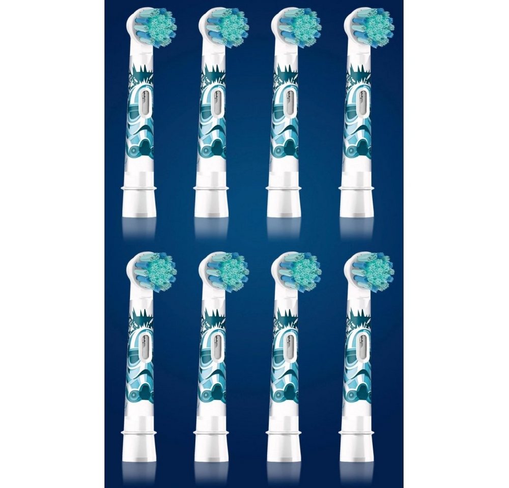 Oral-B Aufsteckbürsten Kids Star Wars 8er - Aufsteckbürsten - weiß von Oral-B