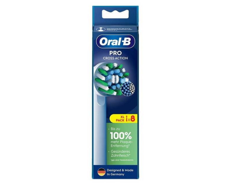 Oral-B Aufsteckbürsten Oral-B Pro Cross Action Ersatz-Bürstenköpfe 8stk. - Zahnbürste (1er Pa von Oral-B