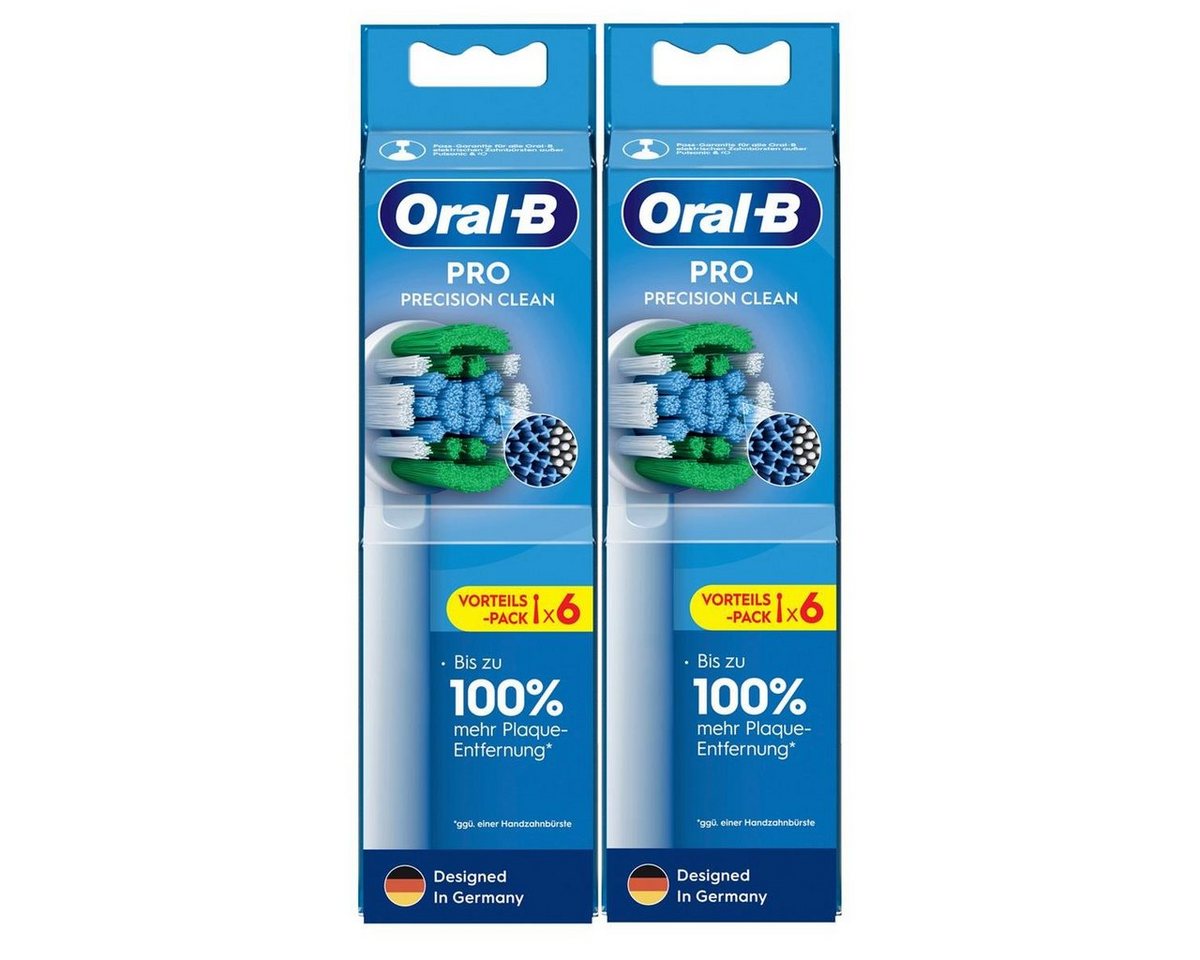 Oral-B Aufsteckbürsten Oral-B Pro Precision Clean Ersatz-Bürstenköpfe 6stk. - Zahnbürste (2er Oral-B Aufsteckbürsten Oral-B Pro Precision Clean Ersatz-Bürstenköpfe 6stk. - Zahnbürste (2er von Oral-B