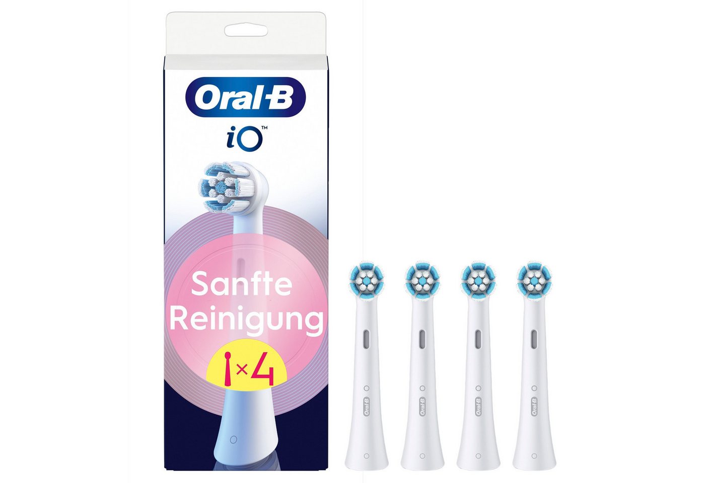 Oral-B Aufsteckbürsten Oral-B iO Sanfte Reinigung, fortschrittliche Plaque-Entfernung, für empfindliches Zahnfleisch Oral-B Aufsteckbürsten Oral-B iO Sanfte Reinigung, fortschrittliche Plaque-Entfernung, für empfindliches Zahnfleisch von Oral-B