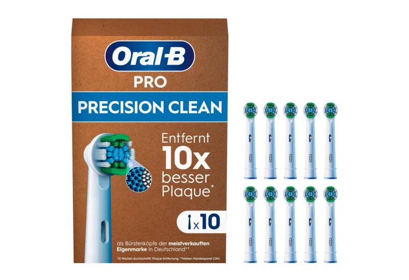 Oral-B Aufsteckbürsten Pro - Precision Clean - 10er Pack - White - Box von Oral-B
