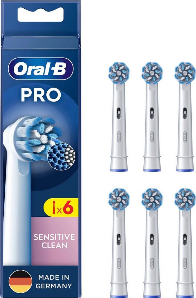 Oral-B Aufsteckbürsten Pro Sensitive Clean, X-förmige Borsten von Oral-B