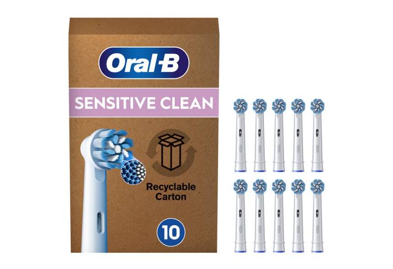 Oral-B Aufsteckbürsten Pro - Sensitive Clean - 10St. - White - Box von Oral-B