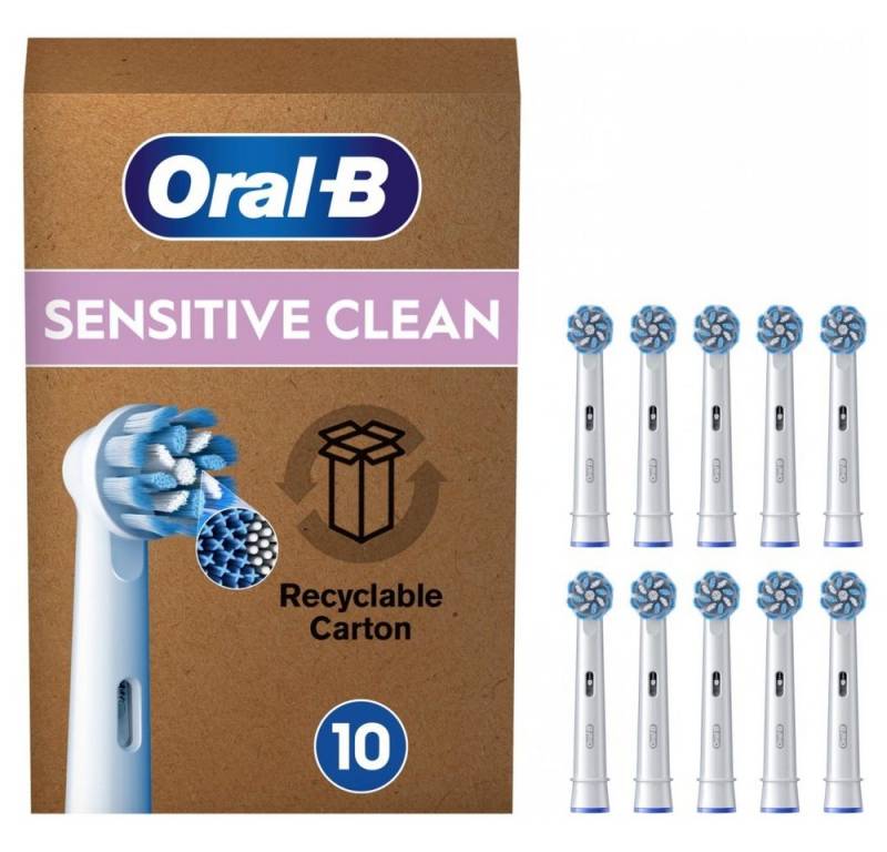 Oral-B Aufsteckbürsten Pro Sensitive Clean 10er - Aufsteckbürsten - weiß von Oral-B