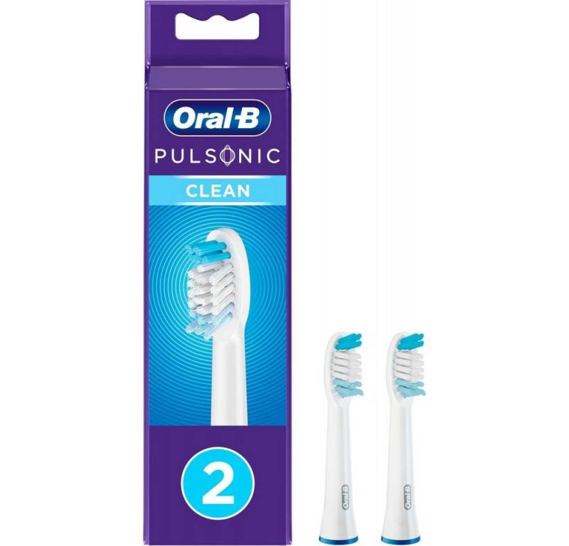 Oral-B Aufsteckbürsten Pulsonic Clean 2er - Aufsteckbürste - weiß von Oral-B