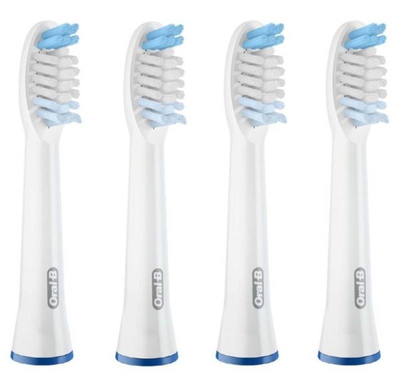 Oral-B Aufsteckbürsten Pulsonic Clean 4er - Aufsteckbürsten - weiß von Oral-B