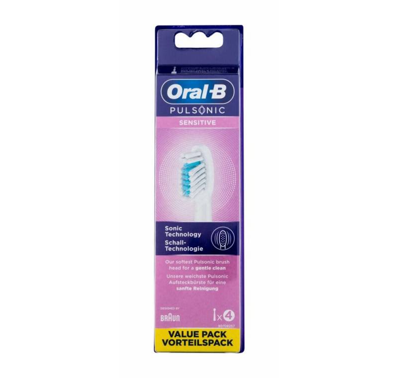Oral-B Aufsteckbürsten Pulsonic Sensitive 4er (weiß) von Oral-B