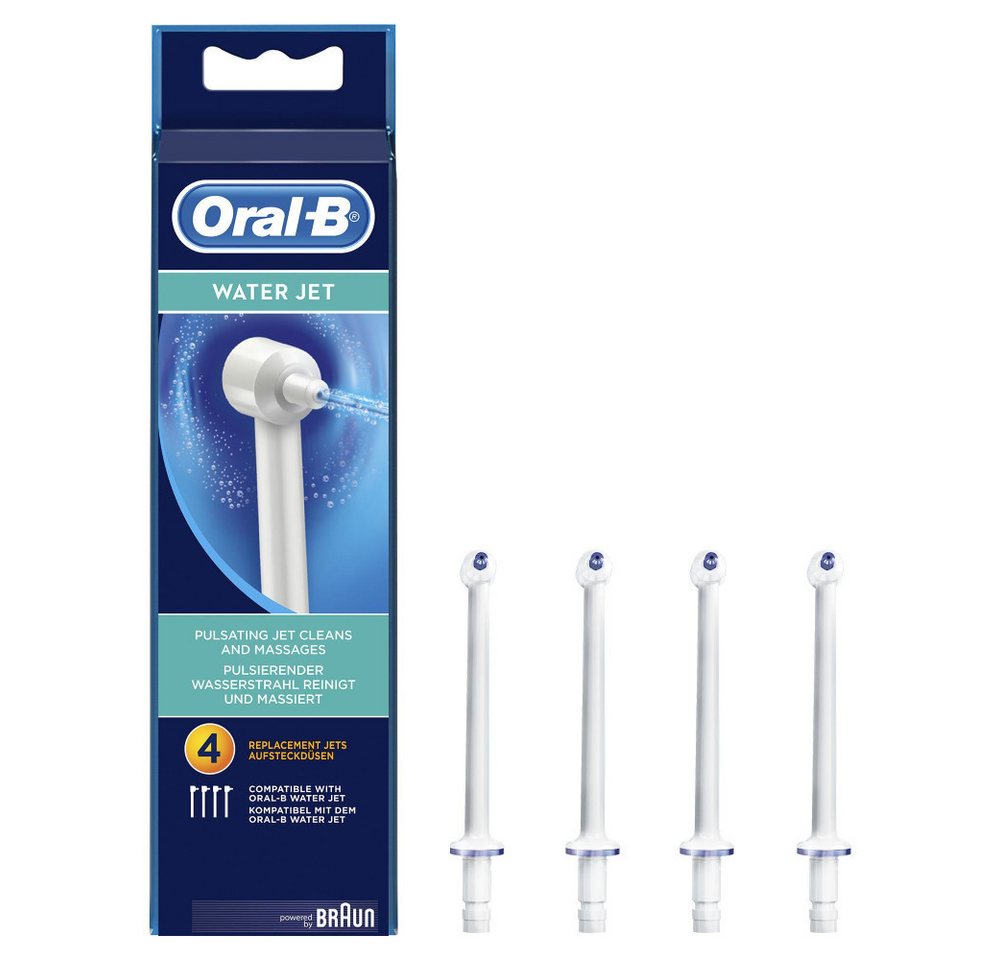 Oral-B Aufsteckbürsten WaterJet Aufsteckdüsen, 4 Stück Oral-B Aufsteckbürsten WaterJet Aufsteckdüsen, 4 Stück von Oral-B