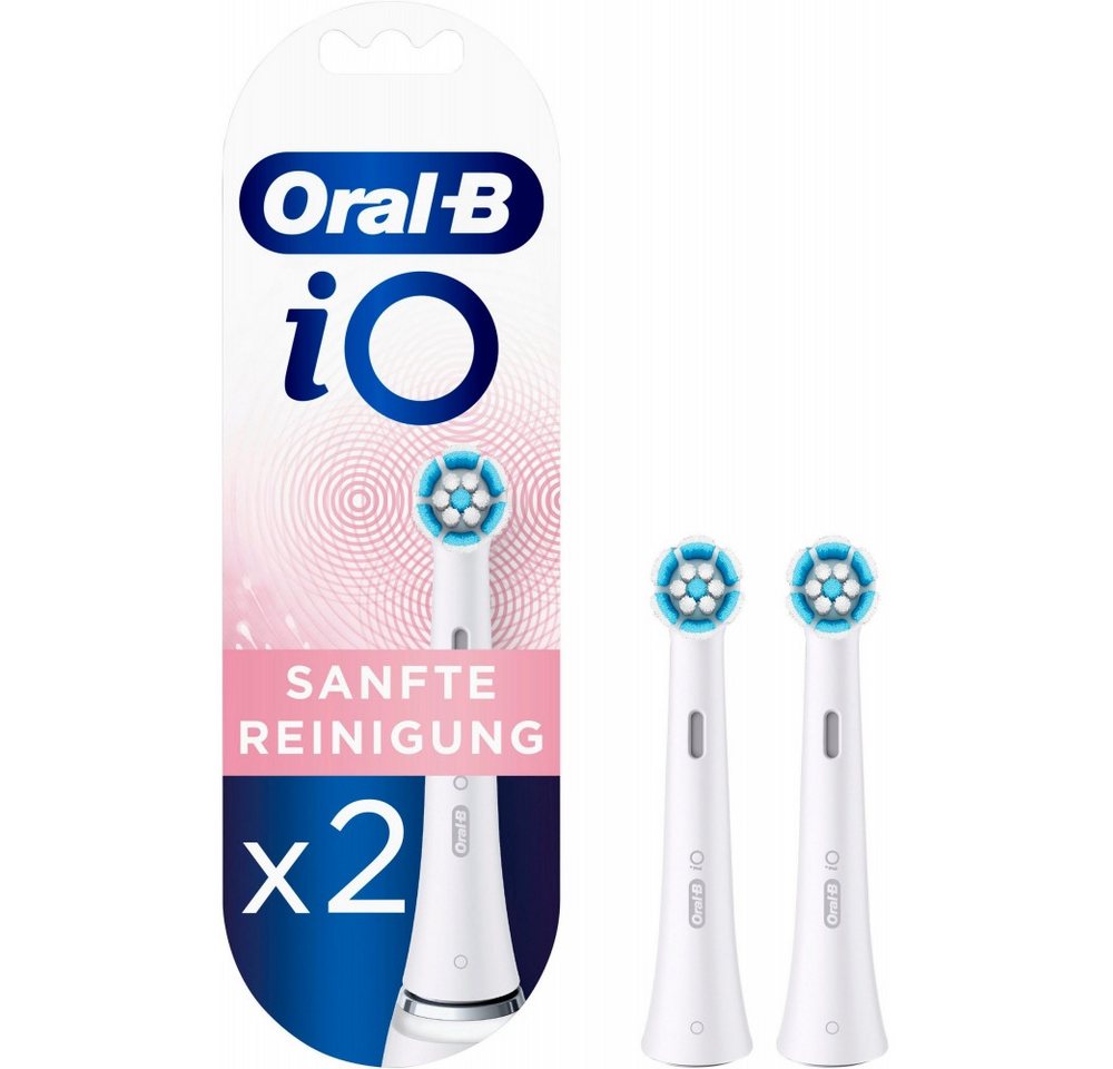 Oral-B Aufsteckbürsten iO Sanfte Reinigung 2er - Aufsteckbürste - weiß Oral-B Aufsteckbürsten iO Sanfte Reinigung 2er - Aufsteckbürste - weiß von Oral-B