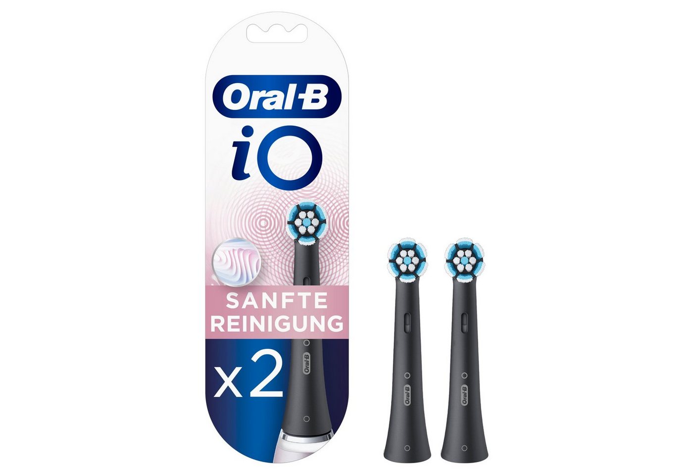 Oral-B Aufsteckbürsten iO Sanfte Reinigung - 2er Pack - Black Oral-B Aufsteckbürsten iO Sanfte Reinigung - 2er Pack - Black von Oral-B