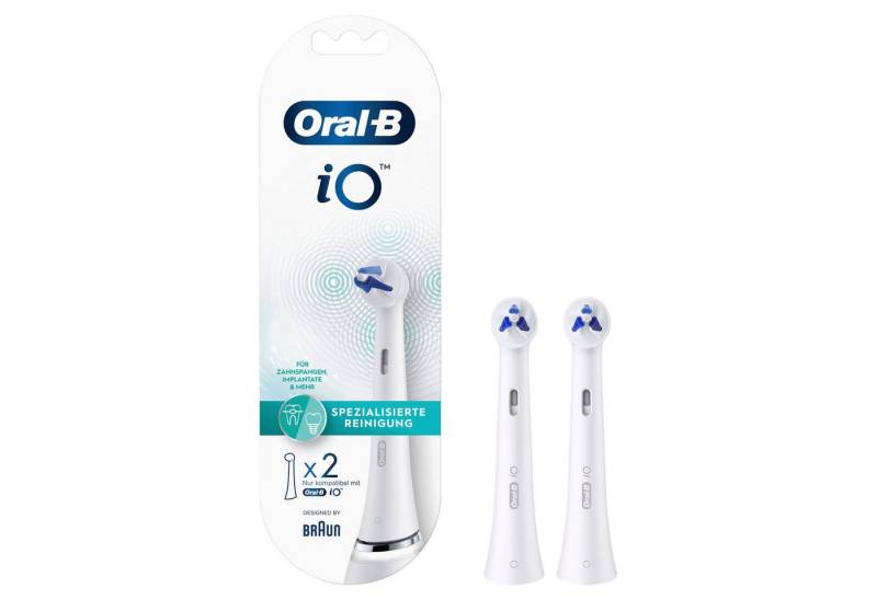 Oral-B Aufsteckbürsten iO Spezialisierte Reinigung - 2er Pack - White von Oral-B