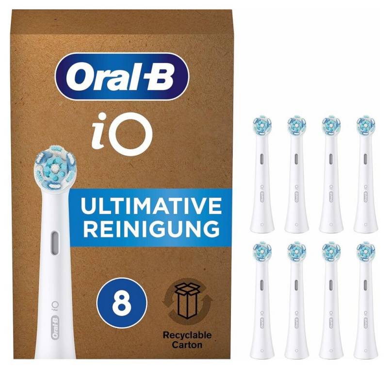 Oral-B Aufsteckbürsten iO Ultimative Reinigung 8er (weiß) von Oral-B