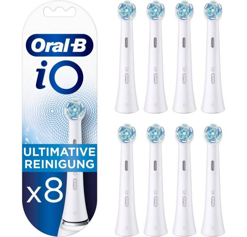 Oral-B Aufsteckbürsten iO Ultimative Reinigung 8er - Aufsteckbürsten - weiß von Oral-B