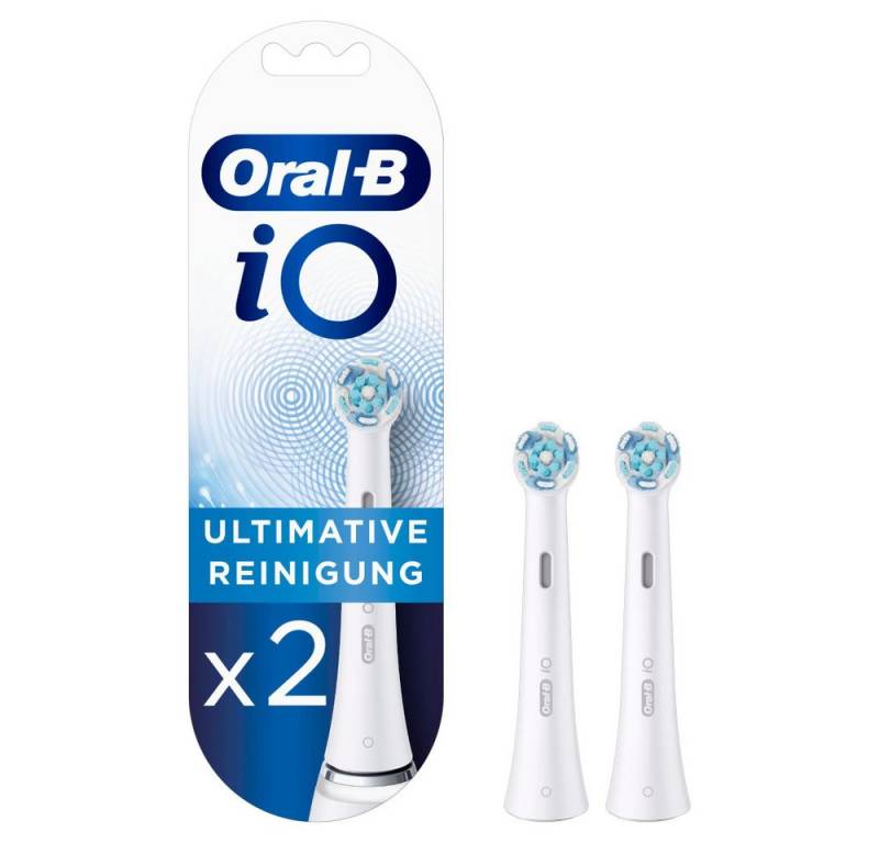 Oral-B Aufsteckbürsten iO Ultimative Reinigung weiß (2 Stück) 319795 Aufsteckbürsten von Oral-B