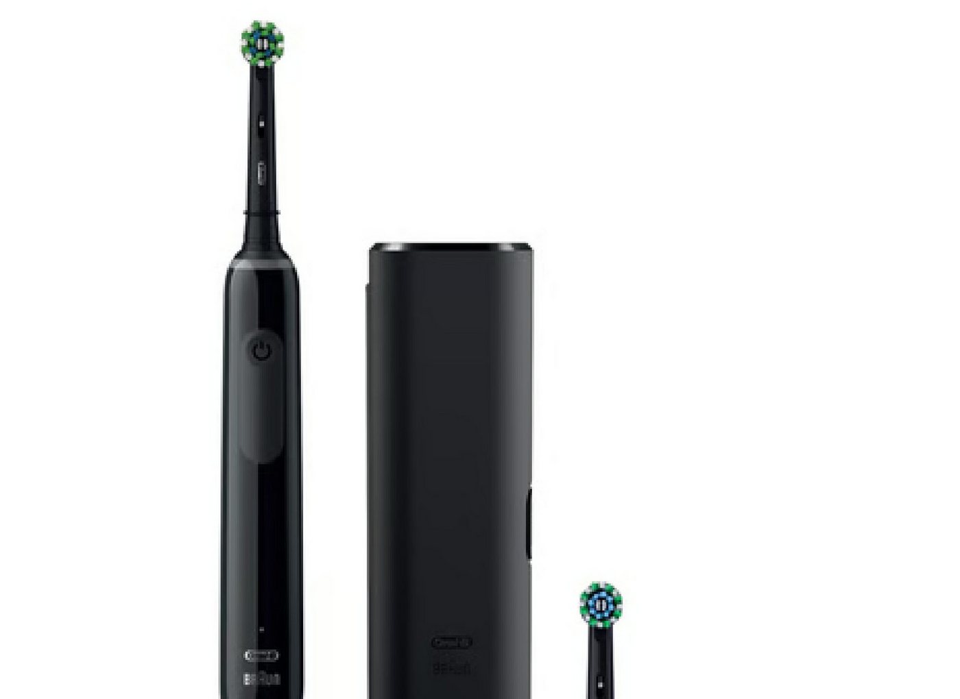 Oral-B Elektrische Zahnbürste Braun Oral-B Series 3 Elektrische Zahnbürste Black Edition, Aufsteckbürsten: 1 St., 4-Zonen-Timer Oral-B Elektrische Zahnbürste Braun Oral-B Series 3 Elektrische Zahnbürste Black Edition, Aufsteckbürsten: 1 St., 4-Zonen-Timer von Oral-B